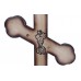 Крест сосновый лакированный 3Д Купола - Распятие